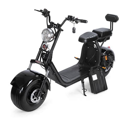 Citycoco 2000w Segway 2 Wheel Electric Scooter 80km Removable Double Lithium Battery