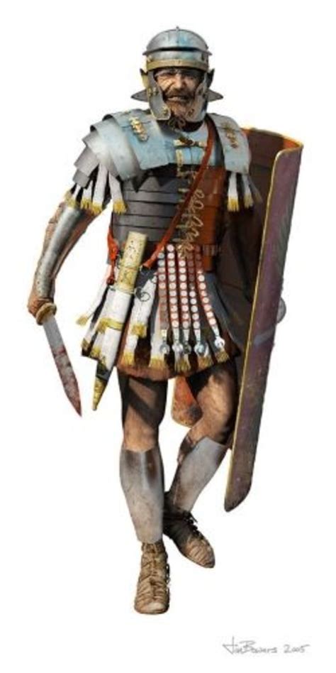 A Roman Legionary's Armor and Weapons