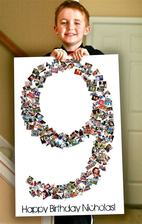 Birthday Collage Poster - think I'd do this in their initial | Birthday ...