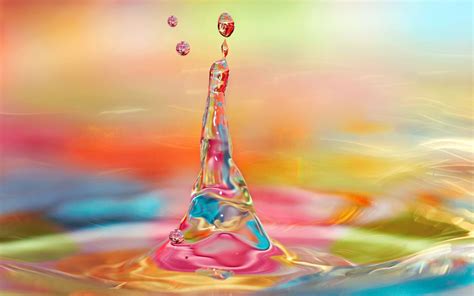 colorful-water-drop | wallpaper