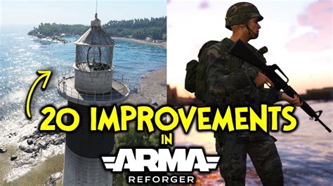 TOP 20 IMPROVEMENTS IN ARMA REFORGER OVER ARMA 3 - PART 1 My First Look + Gameplay! - YouTube