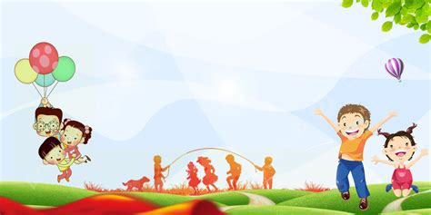 Cartoon Cute Childrens Day Background Design, Cartoon, Color, Ly Background Image And Wallpaper ...