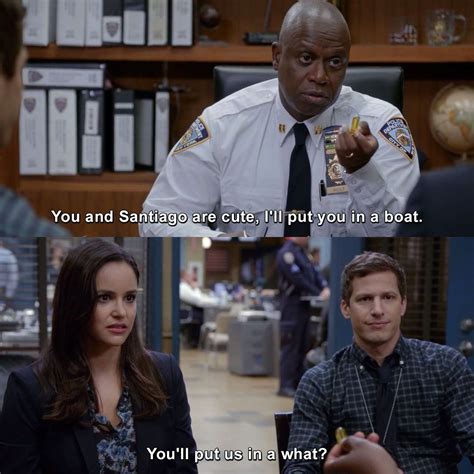 Brooklyn Nine Nine #CaptainRayHolt #AmySantiago #IncorrectQuotes #BrooklynNineNine #b99 # ...