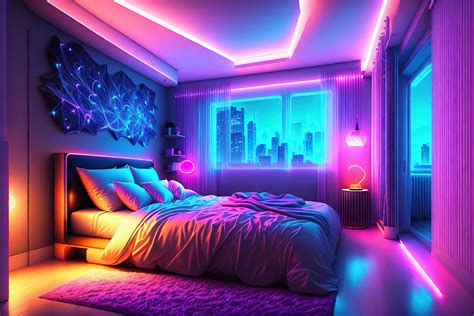 Ultra Modern Interior Design Neon