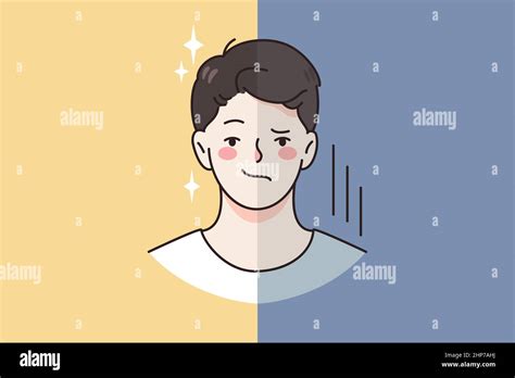 Negative and positive emotions concept Stock Vector Image & Art - Alamy