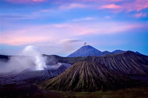 Gunung Bromo after sunrise stock image. Image of geology - 24469755