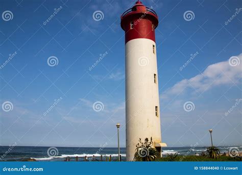 Close Up of the Umhlanga Lighthouse Stock Photo - Image of umhlanga ...