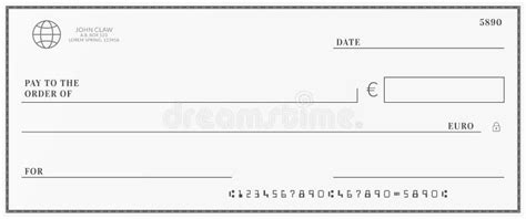 Blank Lottery Check Template. Stock Vector - Illustration of donate, background: 157470984