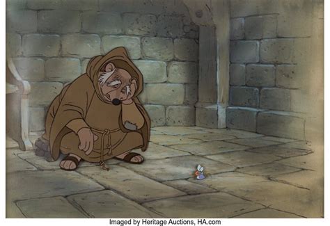 Robin Hood Friar Tuck and Mother Little Sister Production Cel and Key ...