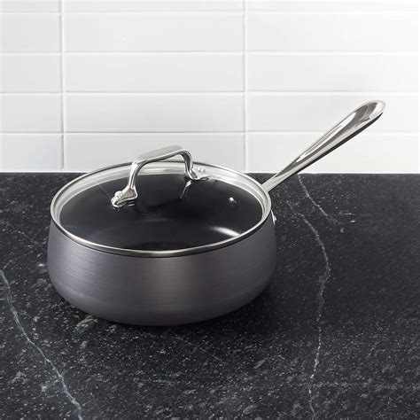 All-Clad HA1 Hard-Anodized Non-Stick 2.5-Qt. Saucepan with Lid + Reviews | Crate & Barrel Canada