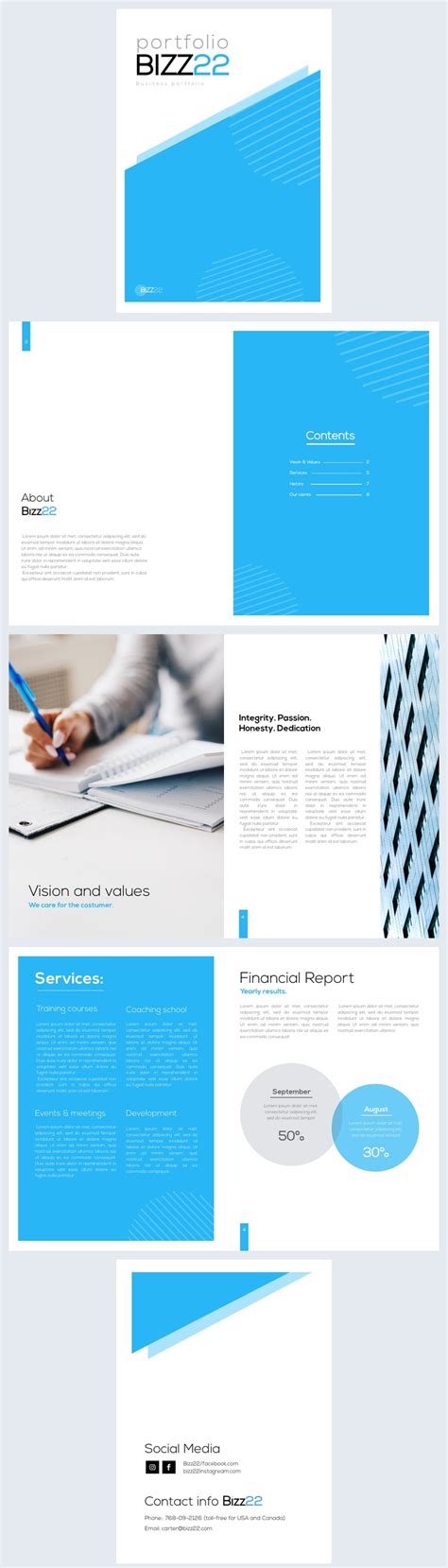 Business Portfolio Template Free Download - FREE PRINTABLE TEMPLATES