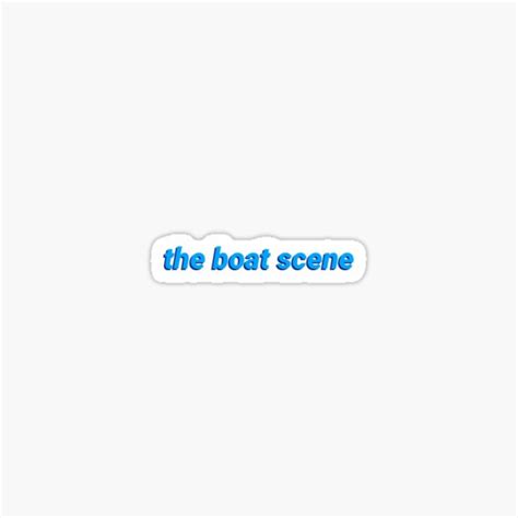 "the boat scene - 365 days" Sticker for Sale by ssavannahz | Redbubble