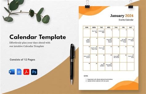 2024 Monthly Calendar Psd Free Download For Windows 10 - April And May ...