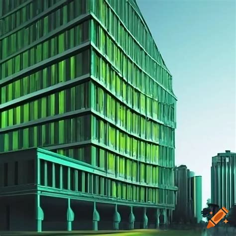 Modern architecture album cover design for a university project ...