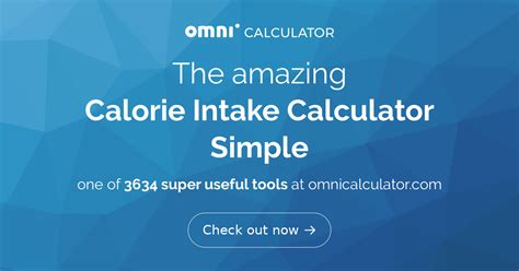 Calorie Intake Calculator (Simple)