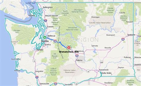 Where Is Wenatchee Washington Map - Gloria Fernandina