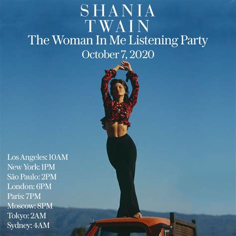 Shania Twain Announces ‘The Woman In Me’ Diamond Edition Spotify Listening Party – Music and ...