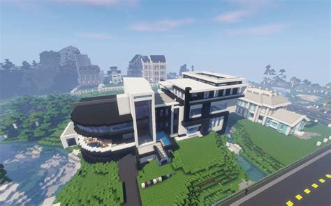 Large Modern Mansion | Minecraft Amino