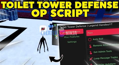 Toilet Tower Defense Script [by Legend HandlesYT] - Cheater.Ninja