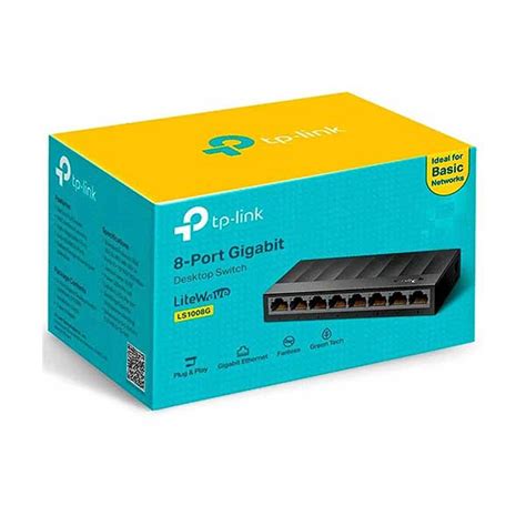 8-Port Gigabit Desktop Switch – OceanCyber