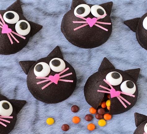 Black Cat Candy Filled Cookies – Edible Crafts