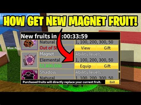 HOW TO GET MAGNET FRUIT IN BLOX FRUITS! - YouTube