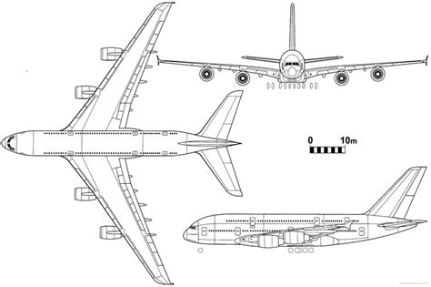 Airbus A380 Blueprint