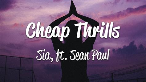 Sia - Cheap Thrills (Lyrics) ft. Sean Paul Chords - Chordify