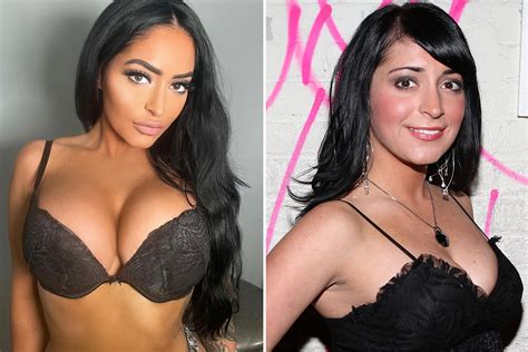 Jersey Shore Angelina Pivarnick shows off major cleavage as she poses in a bra and says 'haters ...