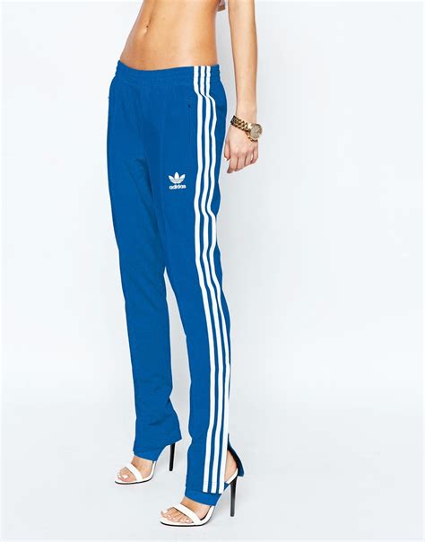 adidas Originals Adicolor Supergirl Track Pants in Blue - Lyst