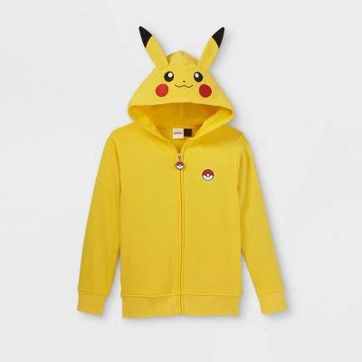 Kids' Pokemon Pikachu Costume Hoodie - Yellow : Target