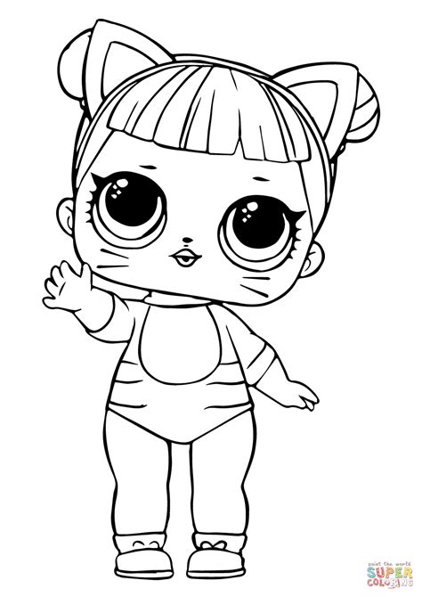 LOL Doll Baby Cat coloring page | Free Printable Coloring Pages