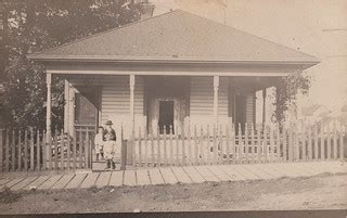 Picket fences (c.1909) | Real photo postcard. Postally used.… | Flickr