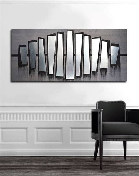 Buy Handmade Fierce Parallel 48x24 - Wood Wall Art, Metal Wall Art, Modern Wall Art, Wall Decor ...