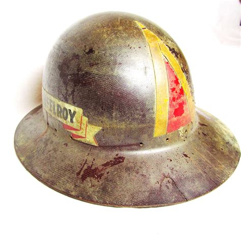 Antique Helmet Old Time Coal Mining Hard Hat