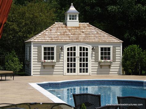 Pool Shed Ideas & Designs - Pool Storage in PA | Homestead Structures