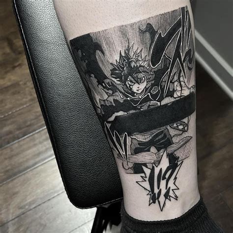 Asta TATTOO ( Black Clover ) TATTOO artist @gio.berserk #tattoone # ...