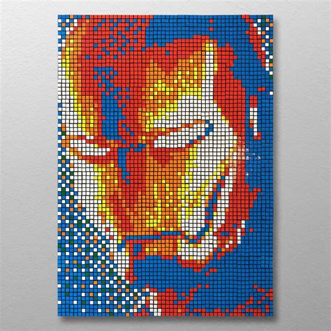 Make Your Own Pixel Art Mosaic with Rubik's Cubes