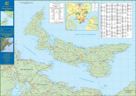 Large detailed map of Prince Edward Island with cities and towns ...