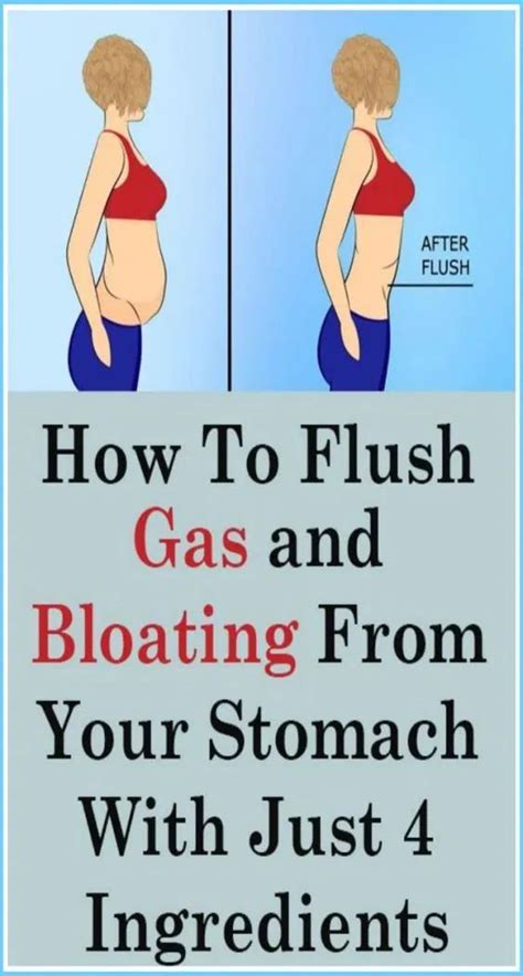 Flush Bloating And Gas From The Stomach With Only Four Ingredients - Do it Smart | Bloating ...