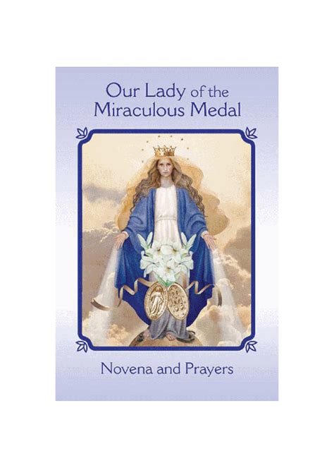 Miraculous Medal Novena Booklet Attractive Design | www.rosmaninhoazevedo.com