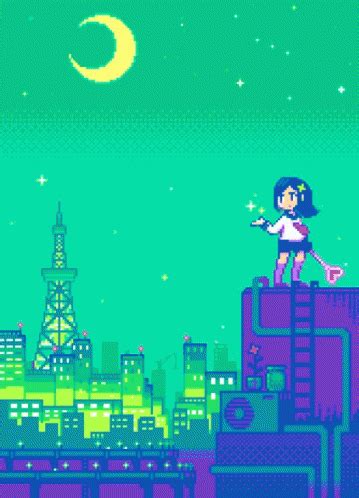 Moon Pixel Art GIF - Moon PixelArt - Discover & Share GIFs Pixel Art ...