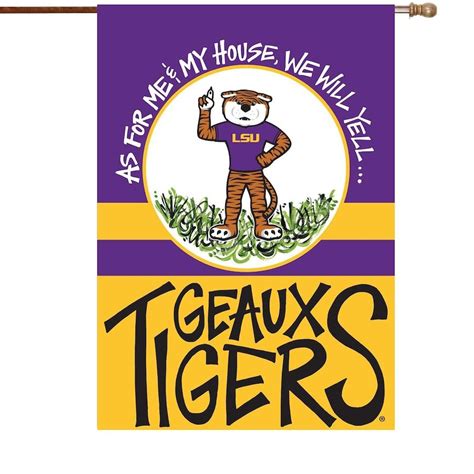 Lsu tigers 28 x 40 double sided house flag – Artofit