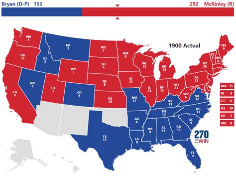 Presidential Election of 1900 - 270toWin