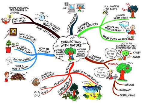 The Connecting with Nature mind map will help you to learn the ...