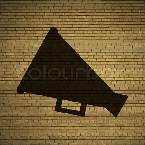 Megaphone, Loud-hailer . Flat modern ... | Stock vector | Colourbox