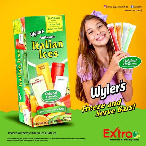 Wyler’s authentic italian ices flavors - Extra Supermarket