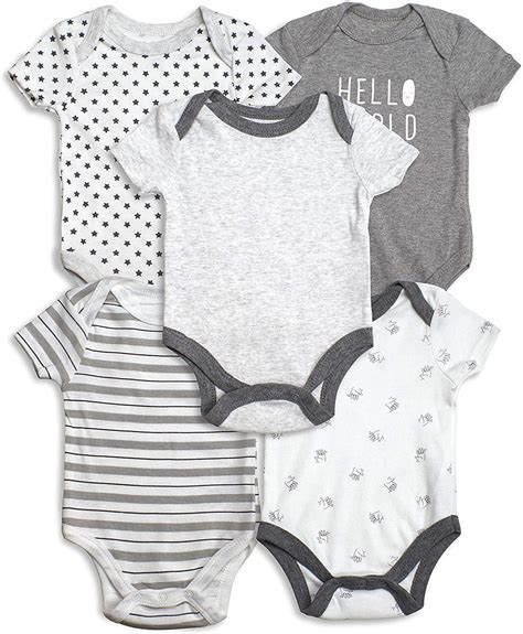 Lily & Page - Lily and Page Gender Neutral Baby Clothes, 5 Pack Boy ...