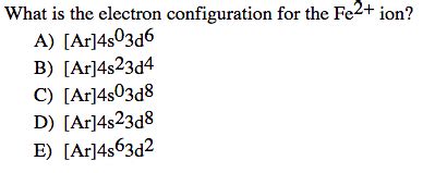 ascunzătoare repetiţie avea loc fe 2 electron configuration prezentare Săpun rural