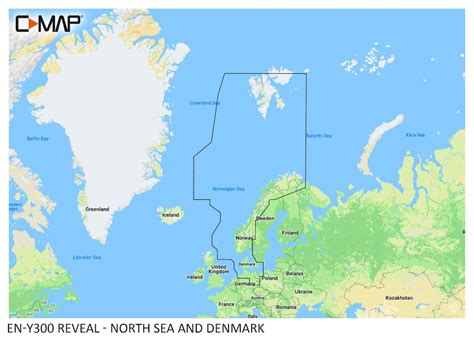 C-MAP® REVEAL™ - North Sea & Denmark | Lowrance UK